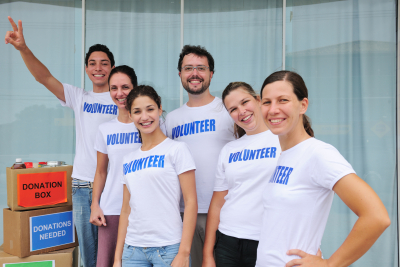 volunteer people